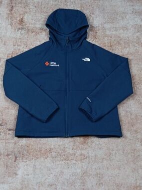 The North Face Windwall Blue Hooded Jacket Womens Large